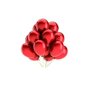 Pazarız Kırmızı Metalik Balon