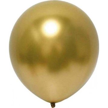 Pazarız Krom Altın 6 Adet Metalik Balon