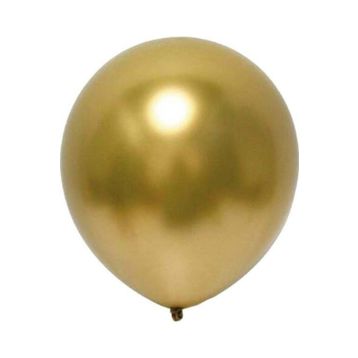 Pazarız Krom Altın 6 Adet Metalik Balon