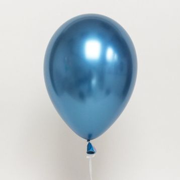 Pazarız Krom Mavi 6 Adet Metalik Balon