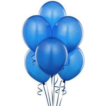 Pazarız Lacivert Metalik Balon