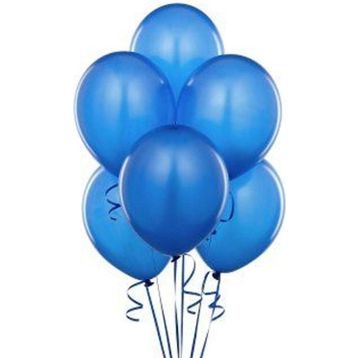 Pazarız Lacivert Metalik Balon