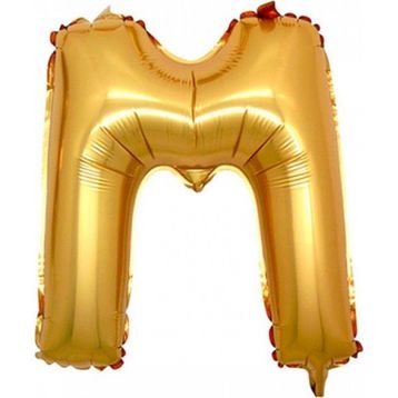 Pazarız M Gold 90 cm Altın Harf Folyo Balon