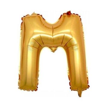 Pazarız M Gold 90 cm Altın Harf Folyo Balon