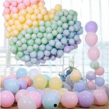 Pazarız Makaron Pastel Soft 100'lü Balon