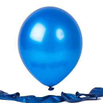 Pazarız Mavi Metalik Balon