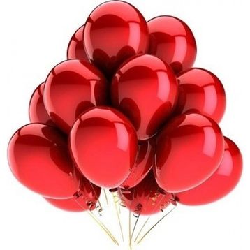 Pazarız Metalik Kırmızı 20'li Balon