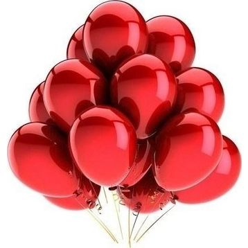 Pazarız Metalik Kırmızı 20'li Balon