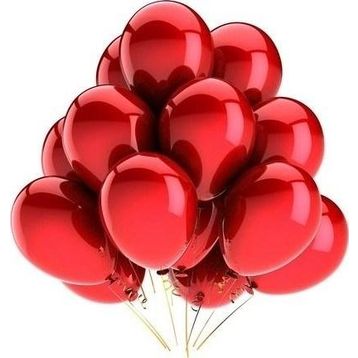Pazarız Metalik Kırmızı 20'li Balon