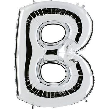 Pazarız Parti B Gümüş 102 cm Harf Folyo Balon