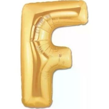 Pazarız Parti F Gold 102 cm Harf Folyo Balon