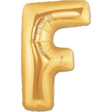 Pazarız Parti F Gold 102 cm Harf Folyo Balon