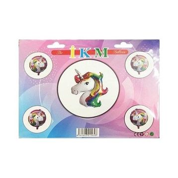 Pazarız Parti Feneri Unicorn Folyo Set 5 Adet Balon