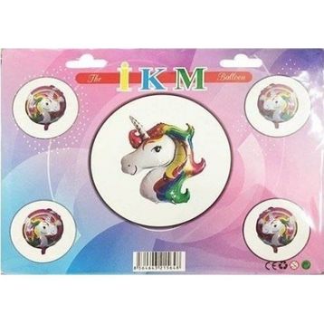 Pazarız Parti Feneri Unicorn Folyo Set 5 Adet Balon