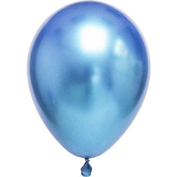 Pazarız Parti Krom Mavi 100 Adet Balon