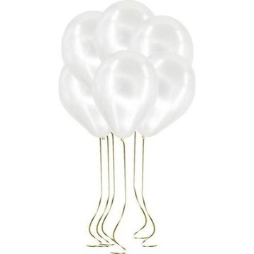 Pazarız Parti Metalik Beyaz 20'li Balon