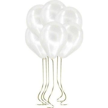 Pazarız Parti Metalik Beyaz 20'li Balon