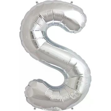 Pazarız Parti S Gümüş 102 cm Harf Folyo Balon
