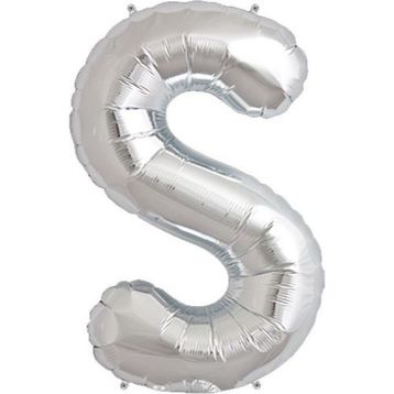 Pazarız Parti S Gümüş 102 cm Harf Folyo Balon