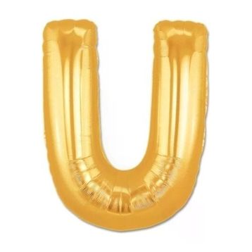 Pazarız Parti U Gold 102 cm Harf Folyo Balon