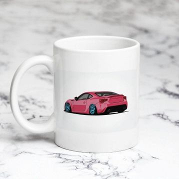 Pazarız Pembe Araba 2 Kupa Bardağı