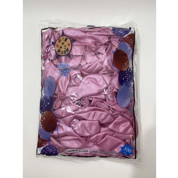 Pazarız Pembe Metalik 100 Adet Balon
