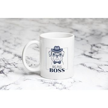 Pazarız Pug Boss Kupa Bardağı