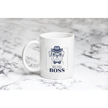 Pazarız Pug Boss Kupa Bardağı