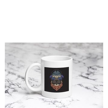 Pazarız Pug Hipster Kupa Bardağı