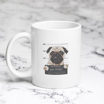 Pazarız Pug Kupa Bardağı