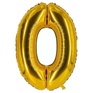 Pazarız Rakam Folyo Orta Boy 75 cm Gold 0 Balon