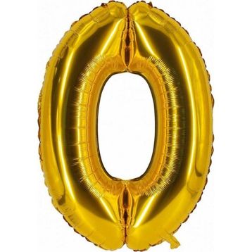 Pazarız Rakam Folyo Orta Boy 75 cm Gold 0 Balon