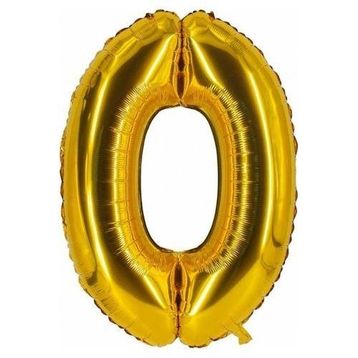 Pazarız Rakam Folyo Orta Boy 75 cm Gold 0 Balon