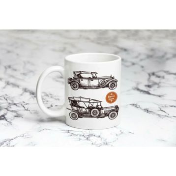 Pazarız Retro Araba Model Kupa Bardağı