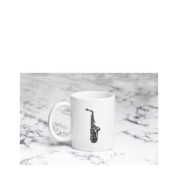 Pazarız Retro Saksofon Kupa Bardağı