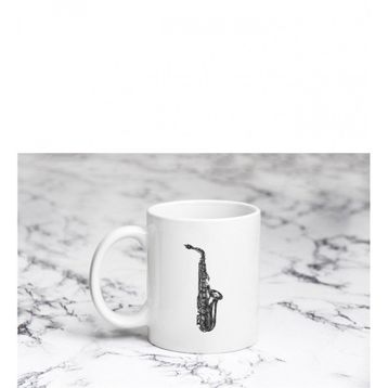 Pazarız Retro Saksofon Kupa Bardağı