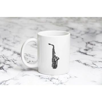 Pazarız Retro Saksofon Kupa Bardağı