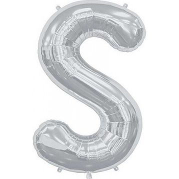 Pazarız S Gümüş Küçük 35 cm Harf Folyo Balon