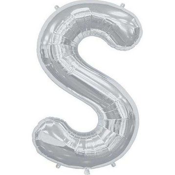 Pazarız S Gümüş Küçük 35 cm Harf Folyo Balon