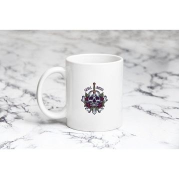 Pazarız Skull Roses Kupa Bardağı