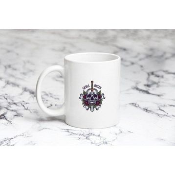 Pazarız Skull Roses Kupa Bardağı
