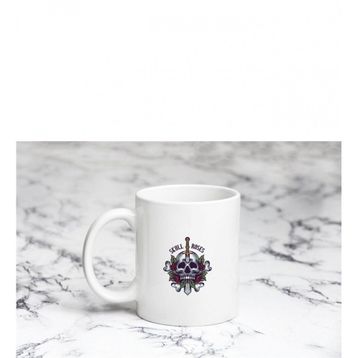 Pazarız Skull Roses Kupa Bardağı