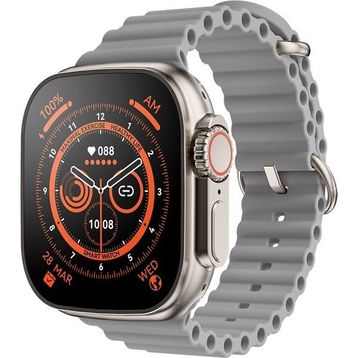 Pazarız Watch Ultra GS8+ Gri 49 mm Akıllı Saat