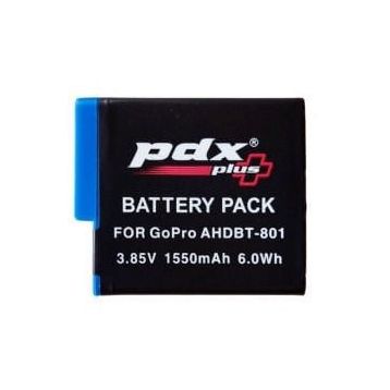 PDX AHDBT-801 GoPro Hero 5-6-7-8 Batarya