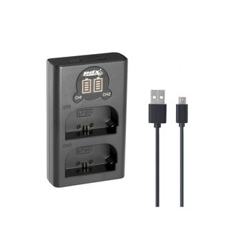 PDX LP-E6 Canon 2'li USB Şarj Cihazı