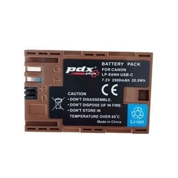 PDX LP E6NH Plus for Canon USB-C Batarya