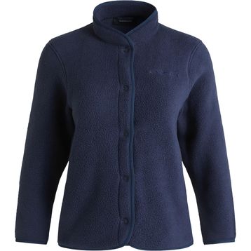 Peak Performance G78131100 W Fleece Snap Cardigan Mavi Kadın Outdoor Polar