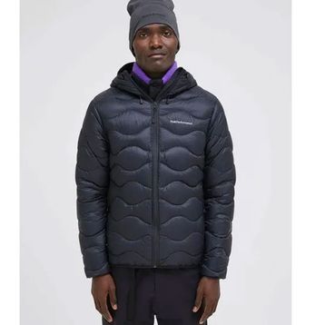 Peak Performance G79621020-10011 Heliu Don Hood Siyah Erkek Mont