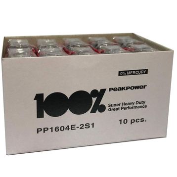 Peak Power PP1604E-2S1 9V Çinko 10'lu Paket Pil