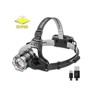 PeakStar PS-8002 XHP50 Sensörlü Şarjlı Kafa Feneri